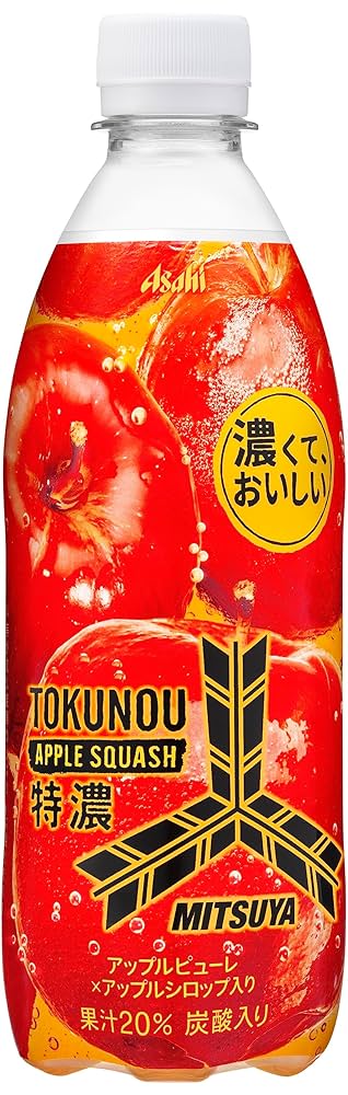 MITSUYA 特濃アップルスカッシュ 500ml Amazon.co.jp: アサヒ飲料 三ツ矢 特濃アップルスカッシュ 500ml